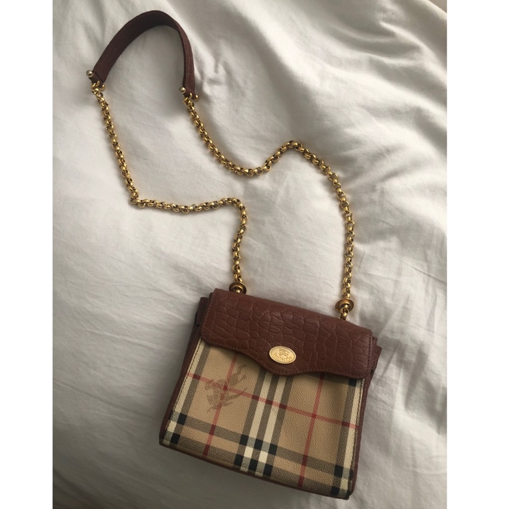 Vintage Burberry Crossbody Bag